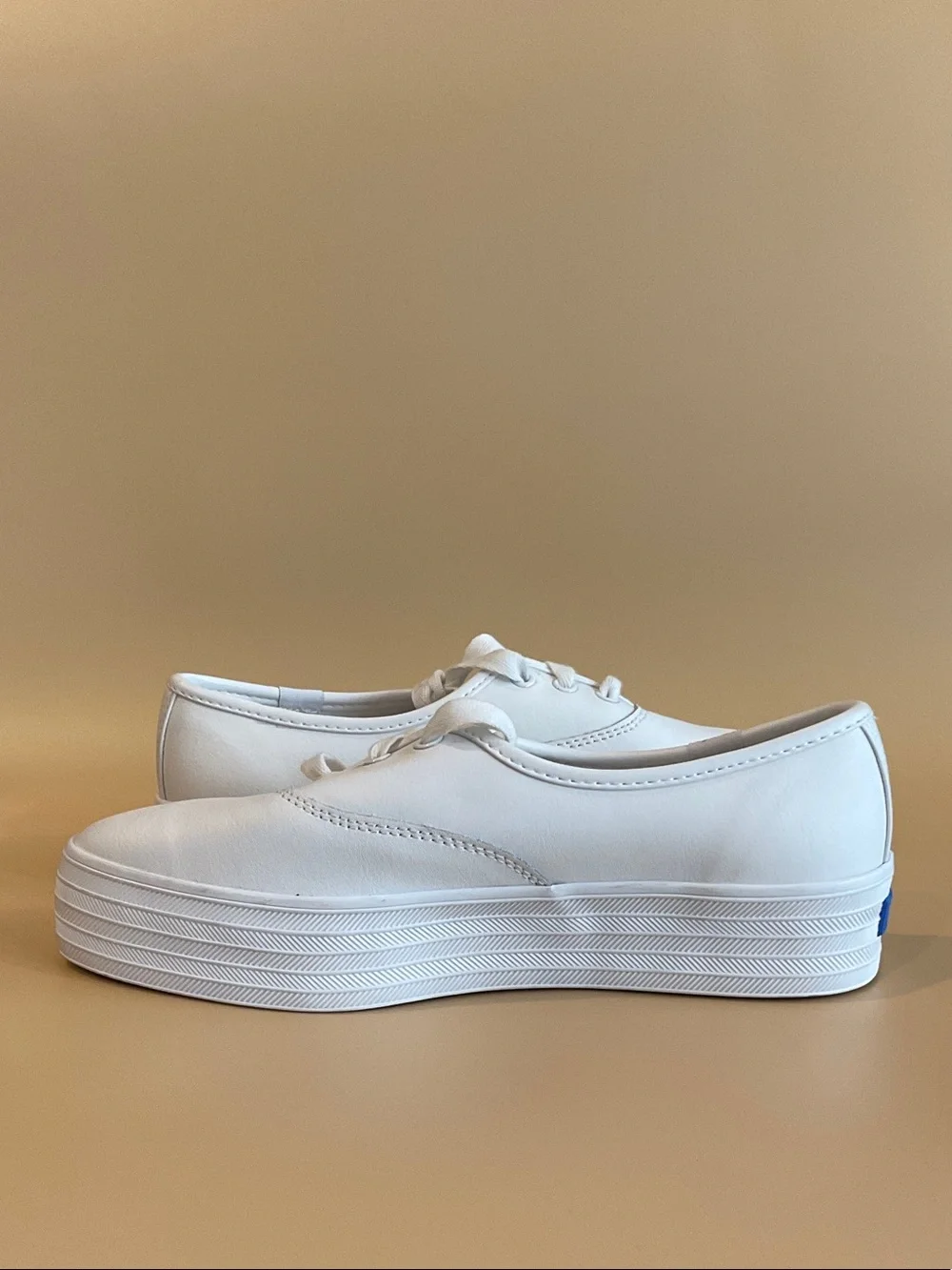 Keds White Platform Canvas Sneaker